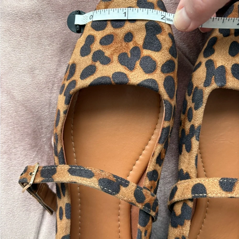 ASOS Leopard Print Mary Jane Ballet Flats - Picture 5 of 11
